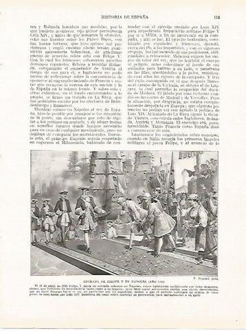 LAMINA 4331: Entrada de Felipe V en Napoles en 1702