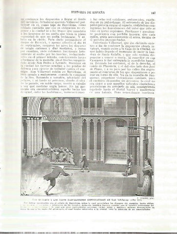 LAMINA 4346: Las mujeres y niños de Barcelona se refugian en las iglesias en 1714