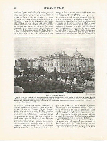 LAMINA 4362: Palacio Real de Madrid