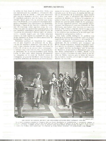 LAMINA 4376: Carlos IV y la Reina recibiendo los presentes enviados por Napoleon en 1800