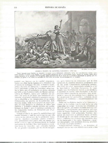 LAMINA 4383: Agustina de Aragon en 1808