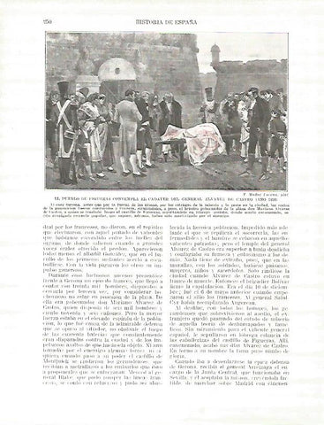 LAMINA 4387: El cadaver del General Alvarez de Castro en Figueres Girona en 1810