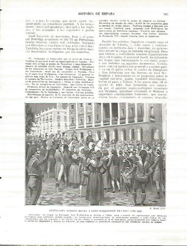 LAMINA 4394: Lord Wellington en Cadiz en 1812