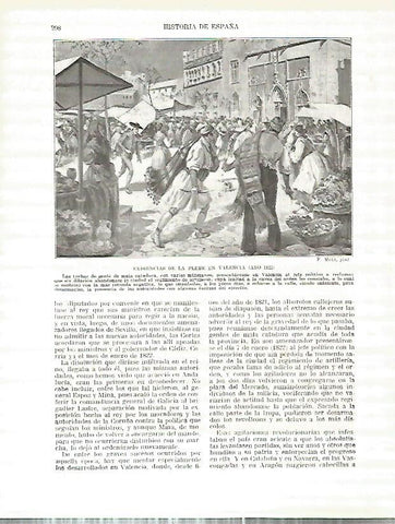 LAMINA 4410: Exigencias de la plebe en Valencia en 1822