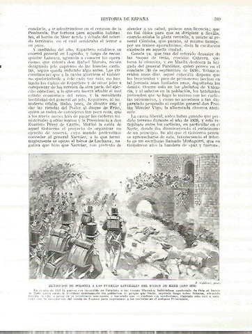 LAMINA 4434: Rendicion de Solsona a las fuerzas liberales del Baron de Meer en 1838