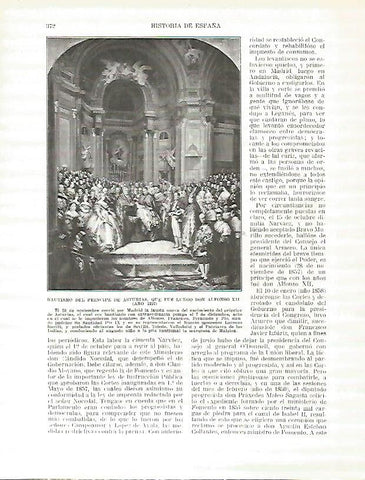 LAMINA 4445: Bautismo de Alfonso XII en 1857