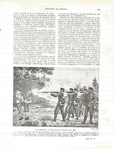 LAMINA 4465: Fusilamiento de Ferrandiz y Belles en 1884
