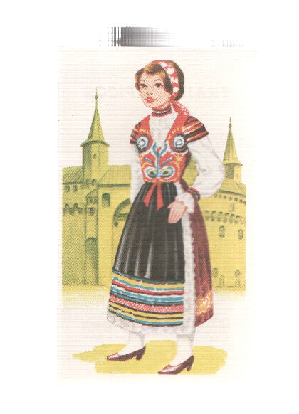 Cromos: Trajes tipicos de todo el mundo numero 190: Polonia
