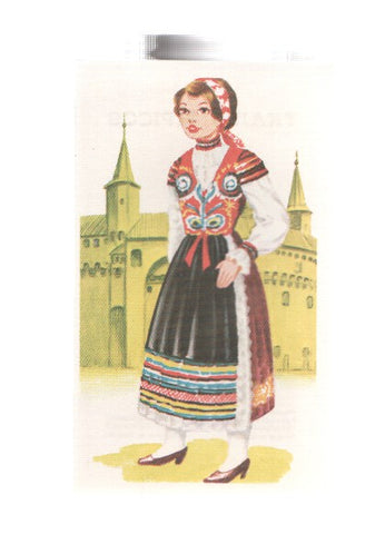 Cromos: Trajes tipicos de todo el mundo numero 190: Polonia