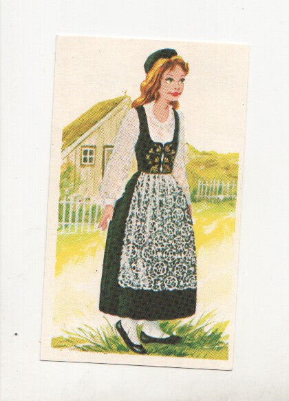 Cromos: Trajes tipicos de todo el mundo numero 175: Islandia