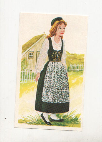 Cromos: Trajes tipicos de todo el mundo numero 175: Islandia
