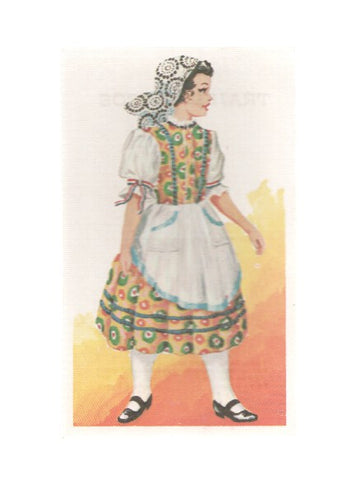 Cromos: Trajes tipicos de todo el mundo numero 170: Hungria