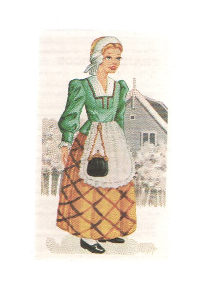 Cromos: Trajes tipicos de todo el mundo numero 168: Holanda