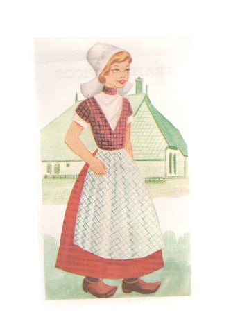 Cromos: Trajes tipicos de todo el mundo numero 166: Holanda