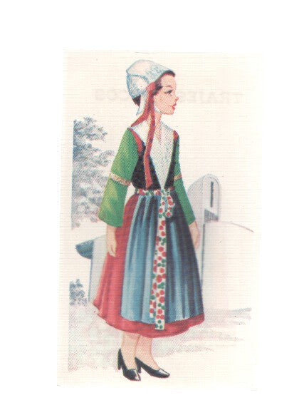 Cromos: Trajes tipicos de todo el mundo numero 153: Francia