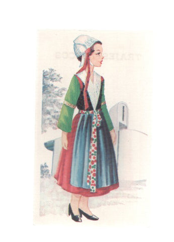 Cromos: Trajes tipicos de todo el mundo numero 153: Francia