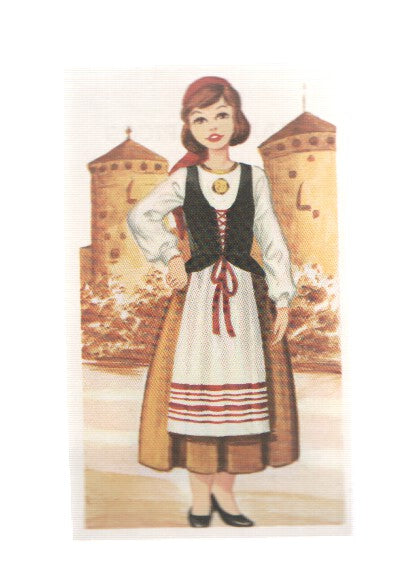 Cromos: Trajes tipicos de todo el mundo numero 150: Finlandia