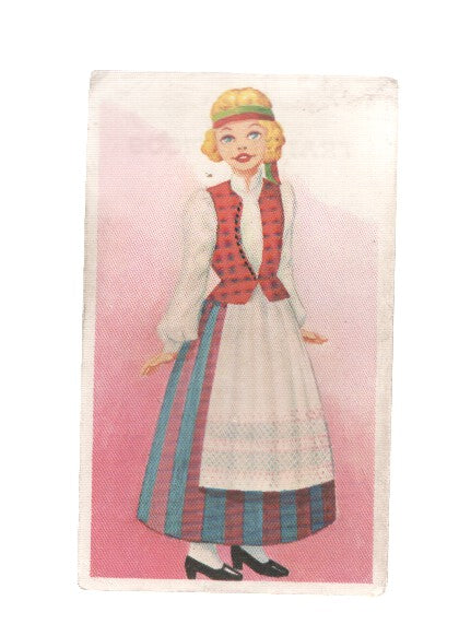 Cromos: Trajes tipicos de todo el mundo numero 149: Finlandia
