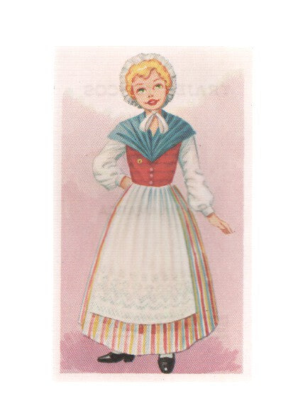 Cromos: Trajes tipicos de todo el mundo numero 146: Dinamarca