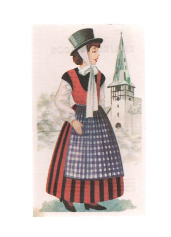Cromos: Trajes tipicos de todo el mundo numero 145: Dinamarca