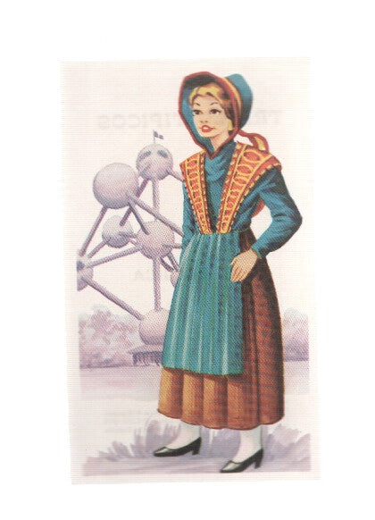 Cromos: Trajes tipicos de todo el mundo numero 135: Belgica