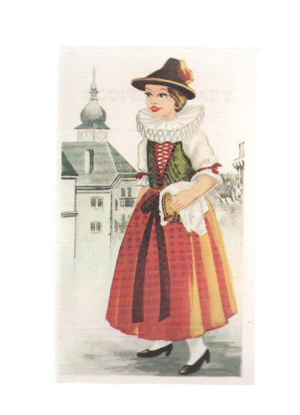 Cromos: Trajes tipicos de todo el mundo numero 132: Austria
