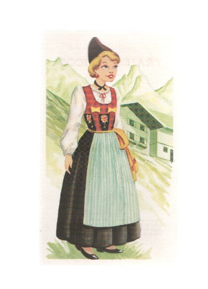 Cromos: Trajes tipicos de todo el mundo numero 125: Alemania