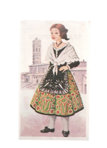 Cromos: Trajes tipicos de todo el mundo numero 121: Zaragoza