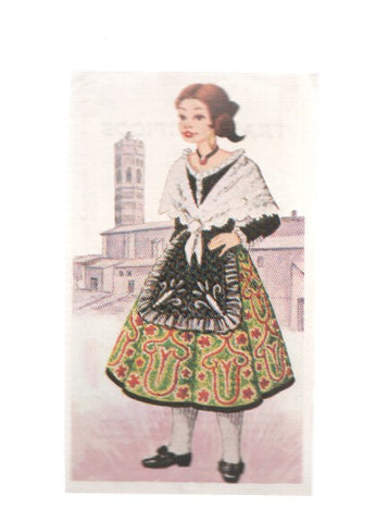 Cromos: Trajes tipicos de todo el mundo numero 121: Zaragoza