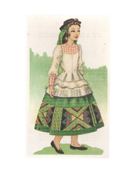 Cromos: Trajes tipicos de todo el mundo numero 106: Las Palmas