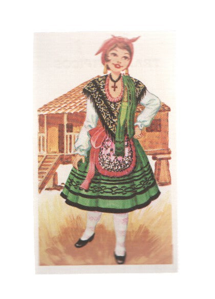 Cromos: Trajes tipicos de todo el mundo numero 104: Oviedo