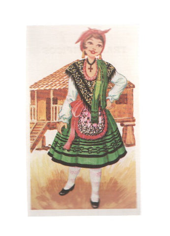 Cromos: Trajes tipicos de todo el mundo numero 104: Oviedo