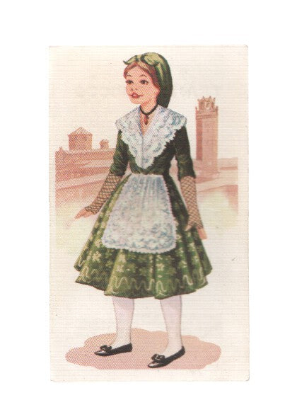 Cromos: Trajes tipicos de todo el mundo numero 096: Lerida