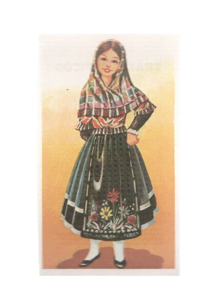 Cromos: Trajes tipicos de todo el mundo numero 095: Leon