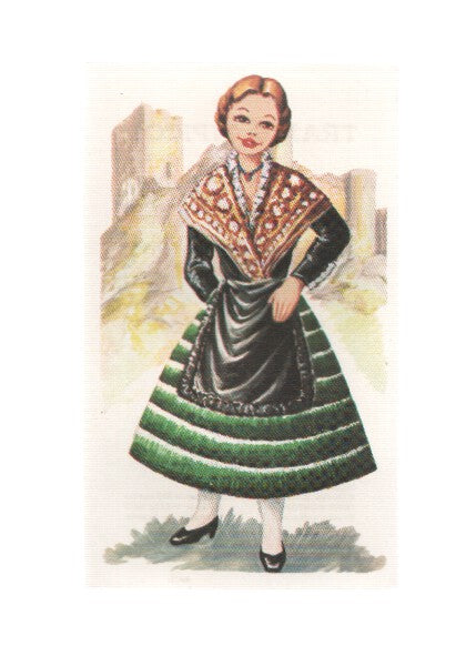 Cromos: Trajes tipicos de todo el mundo numero 073: Albacete