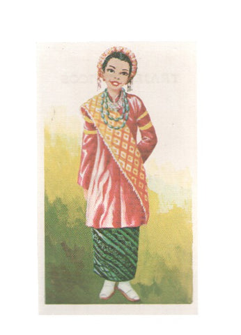 Cromos: Trajes tipicos de todo el mundo numero 071: Sumatra