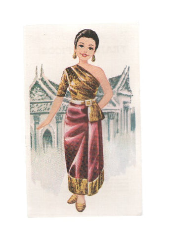 Cromos: Trajes tipicos de todo el mundo numero 069: Thailandia