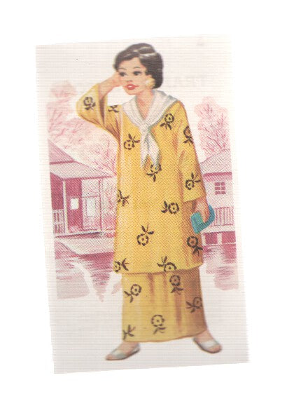 Cromos: Trajes tipicos de todo el mundo numero 064: Malasia