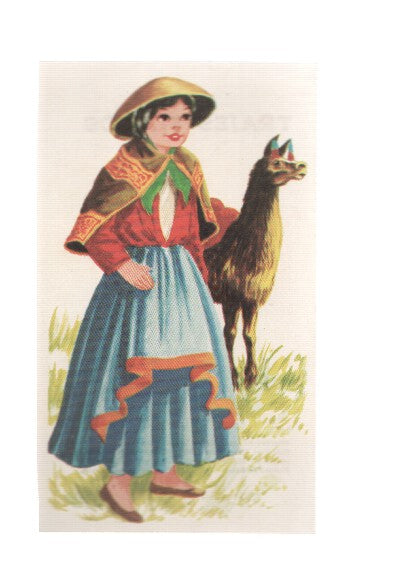 Cromos: Trajes tipicos de todo el mundo numero 042: Peru