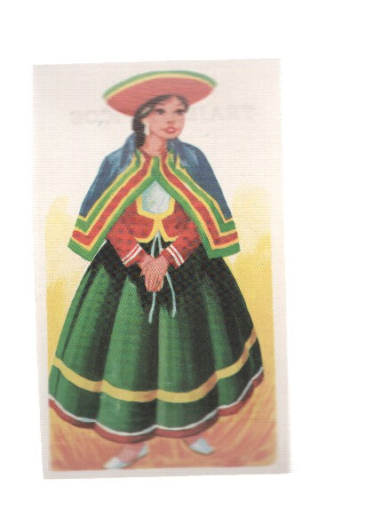 Cromos: Trajes tipicos de todo el mundo numero 041: Peru