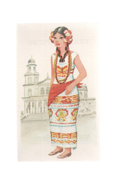 Cromos: Trajes tipicos de todo el mundo numero 037: NIcaragua