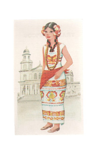 Cromos: Trajes tipicos de todo el mundo numero 037: NIcaragua