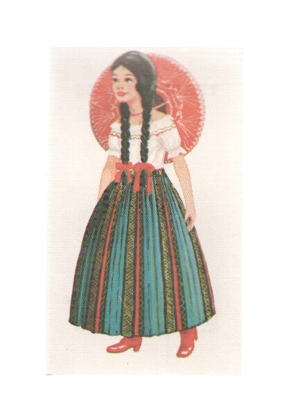 Cromos: Trajes tipicos de todo el mundo numero 036: Mexico