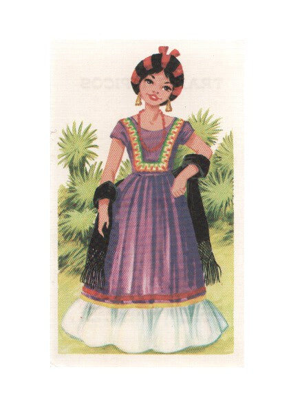 Cromos: Trajes tipicos de todo el mundo numero 034: Mexico