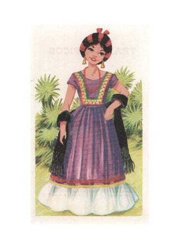 Cromos: Trajes tipicos de todo el mundo numero 034: Mexico