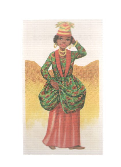 Cromos: Trajes tipicos de todo el mundo numero 032: Martinica