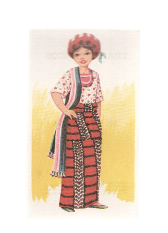 Cromos: Trajes tipicos de todo el mundo numero 029: Guatemala
