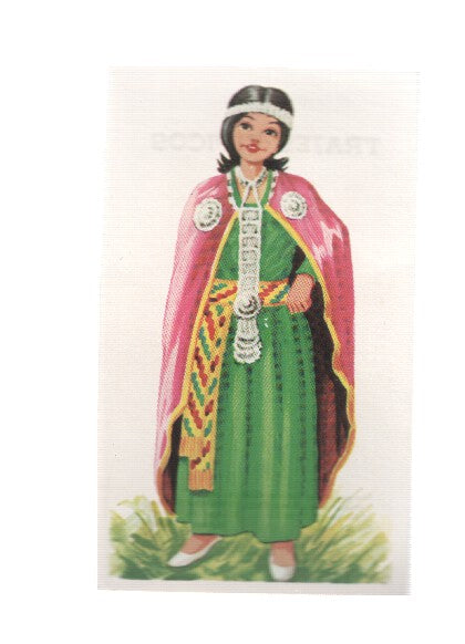 Cromos: Trajes tipicos de todo el mundo numero 022: Chile