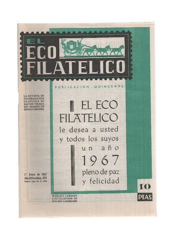 El Eco Filatelico y Numismatico numero 0474: La Serie Trajes Regionales