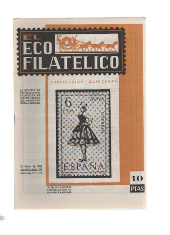 El Eco Filatelico y Numismatico numero 0475: Federacion Gallefa Sociedades Filatelicas